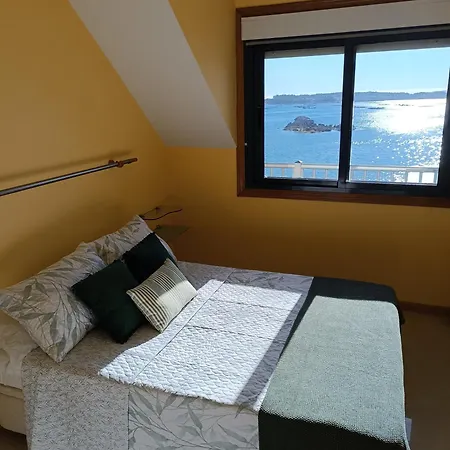 Apartamento Mirador Mar De Castelao, 1ª Linea De Playa Urbana Vilanova de Arousa Exterior foto