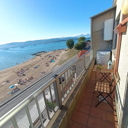 Apartamento Mirador Mar De Castelao, 1ª Linea De Playa Urbana Vilanova de Arousa Exterior foto